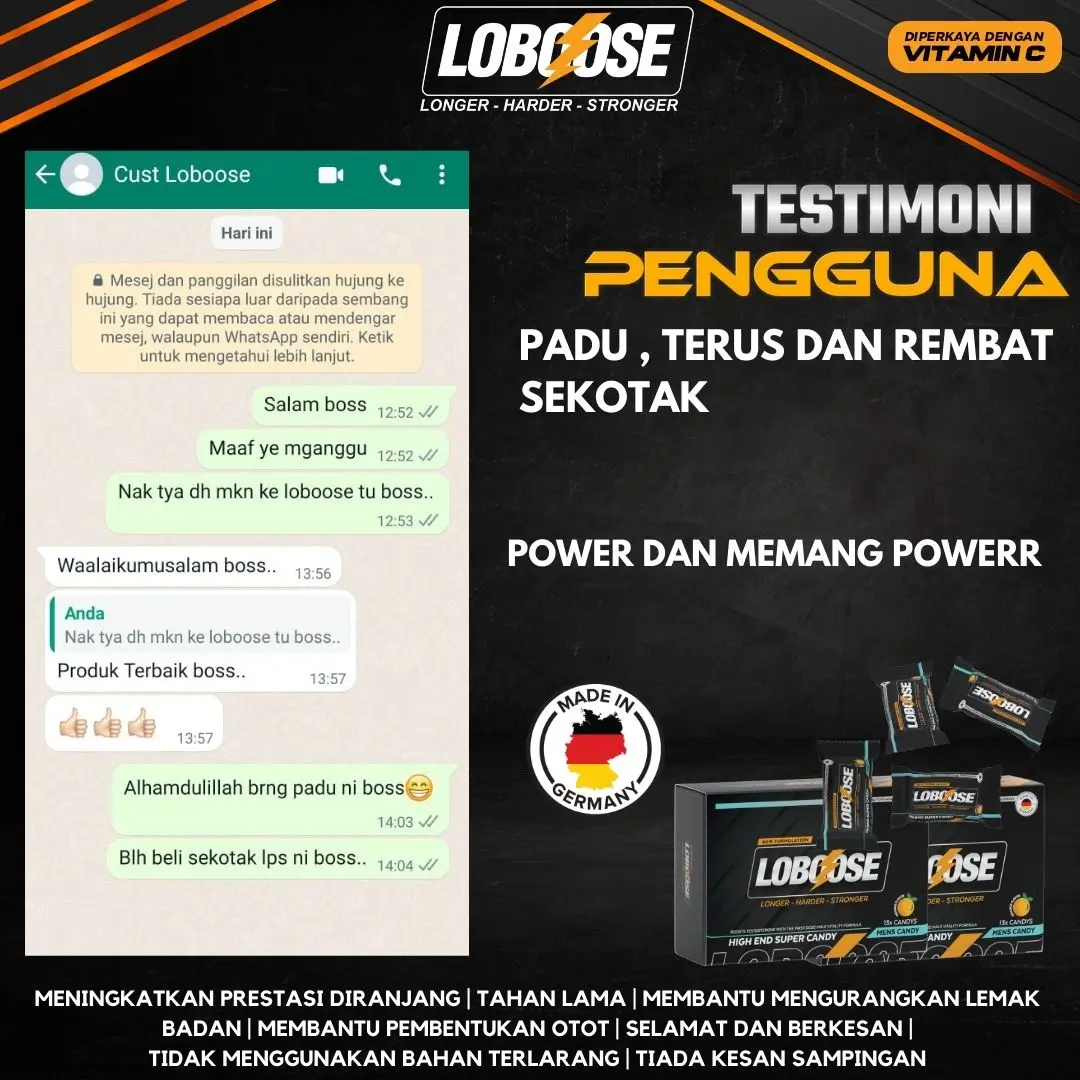 TESTIMONI LOBOOSE CANDY