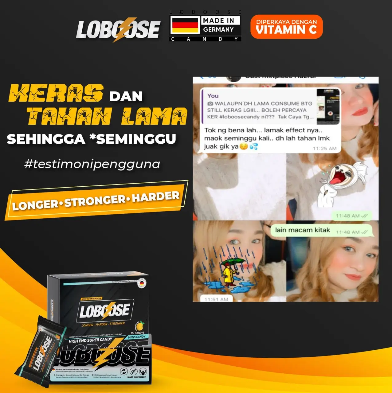 TESTIMONI LOBOOSE CANDY