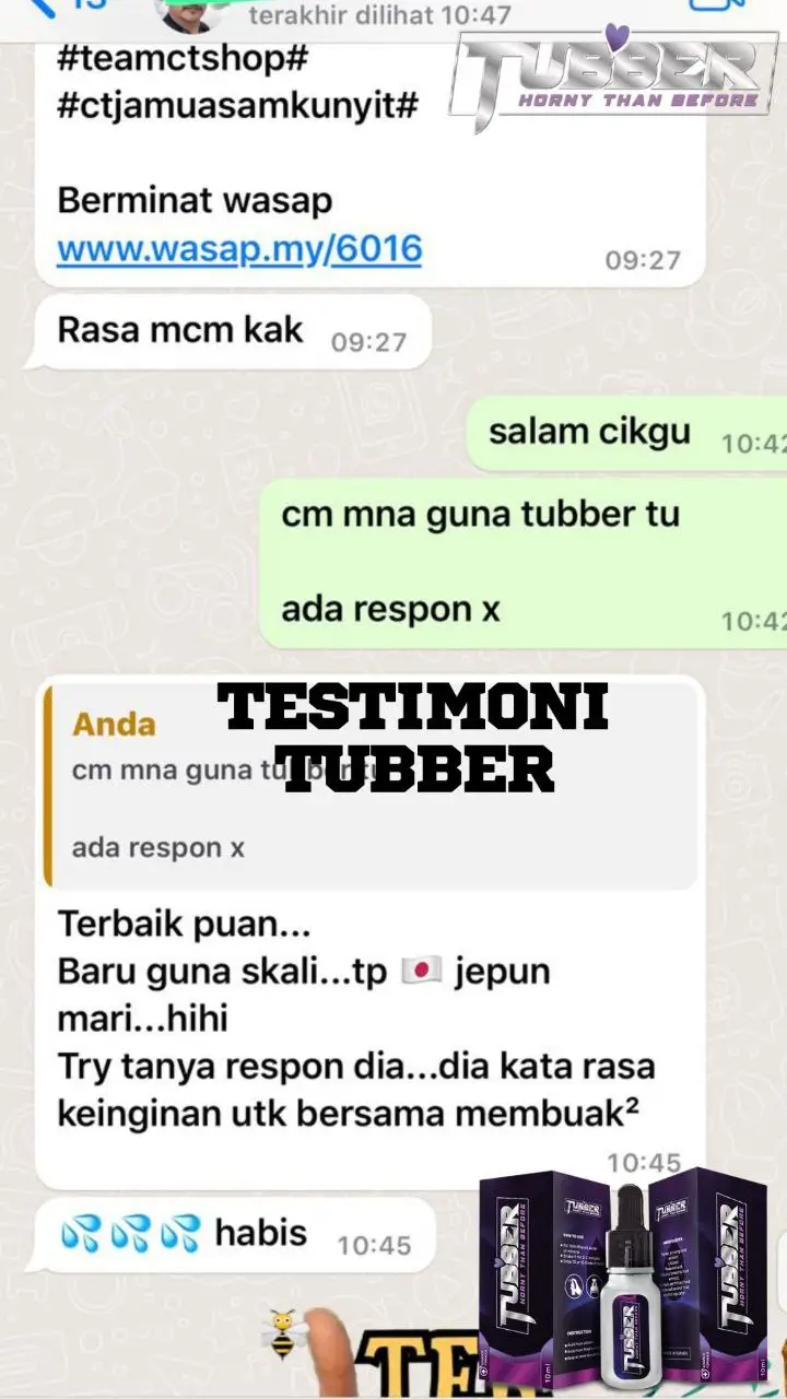 TESTIMONI TUBBER SPRAY