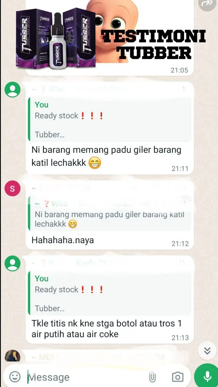 TESTIMONI TUBBER DROP 1 TUBBER DROP