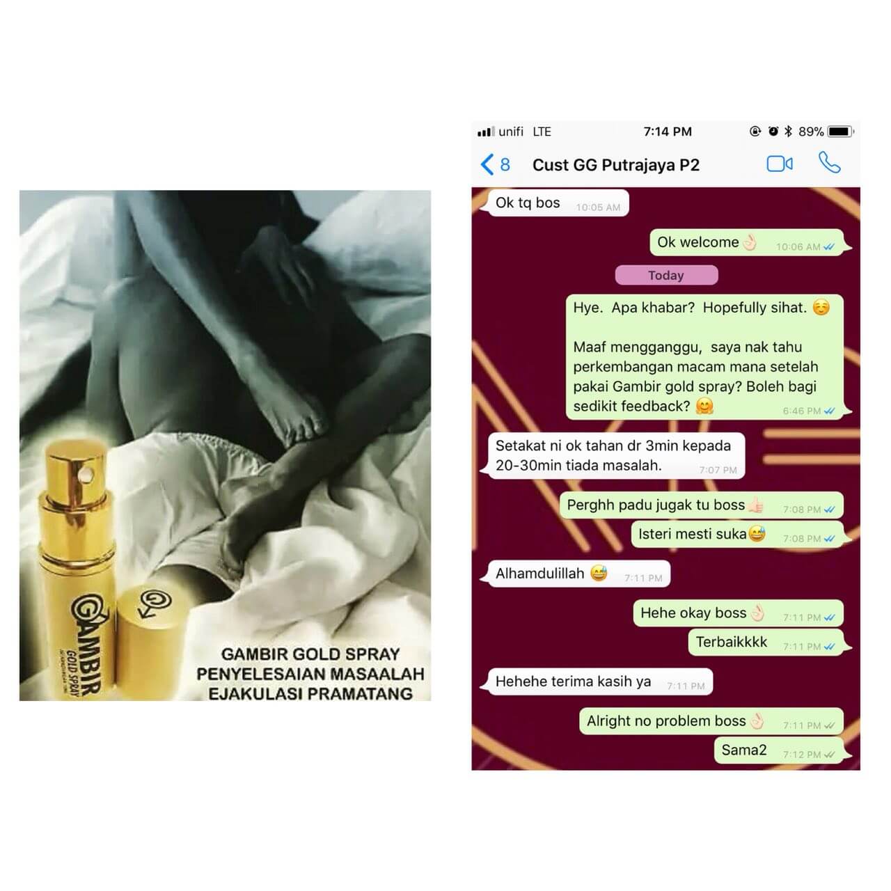 GAMBIR GOLD SPRAY