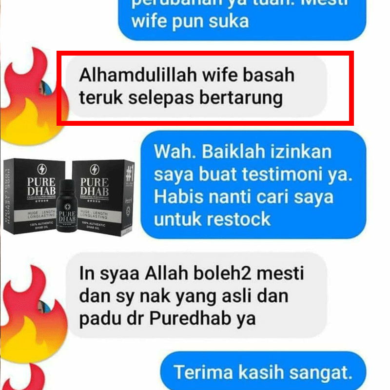 PURE DHAB 9 MINYAK KUAT LELAKI